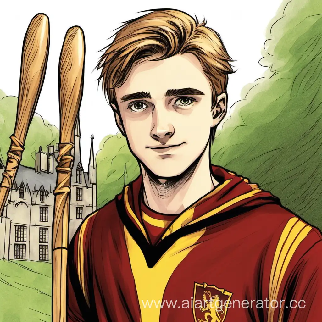 Captain-of-Gryffindor-Quidditch-Team-Oliver-Wood-in-Action