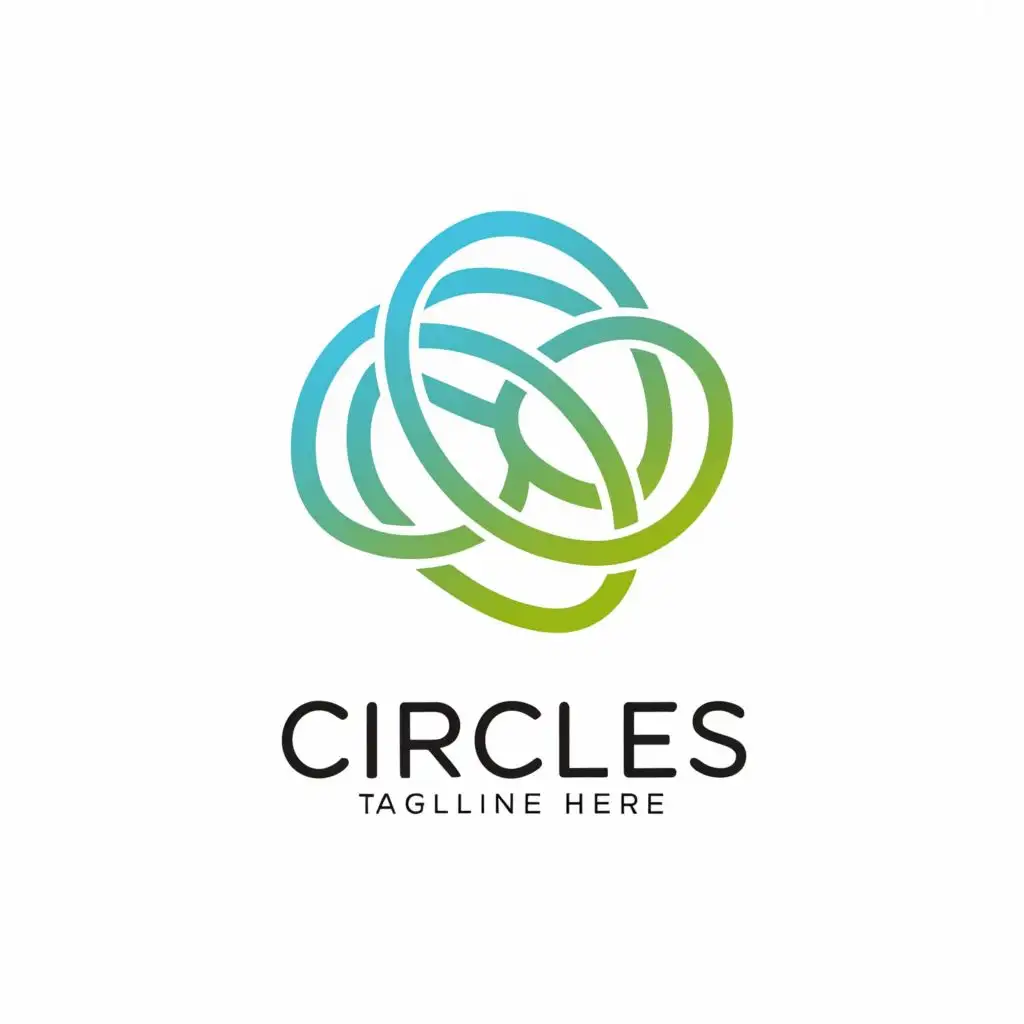 a logo design,with the text "circles", main symbol:twurl circle designs vectors

,Moderate,be used in Home Family industry,clear background
