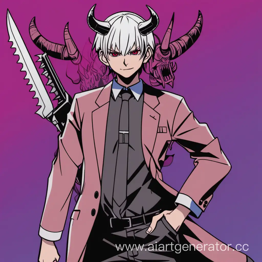 Makima (Devil Hunter) from anime "Chainsaw man "