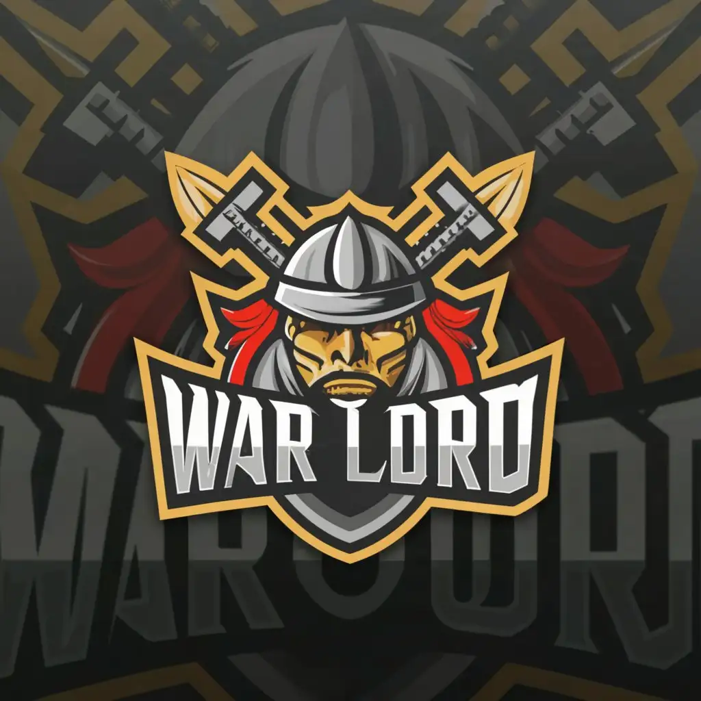 LOGO-Design-For-War-Lord-Bold-3D-Typography-with-Clear-Background
