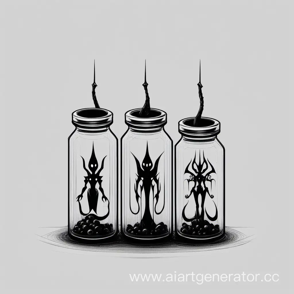 Dark-Eldar-with-Jars-of-Stimulants-Minimalist-Art