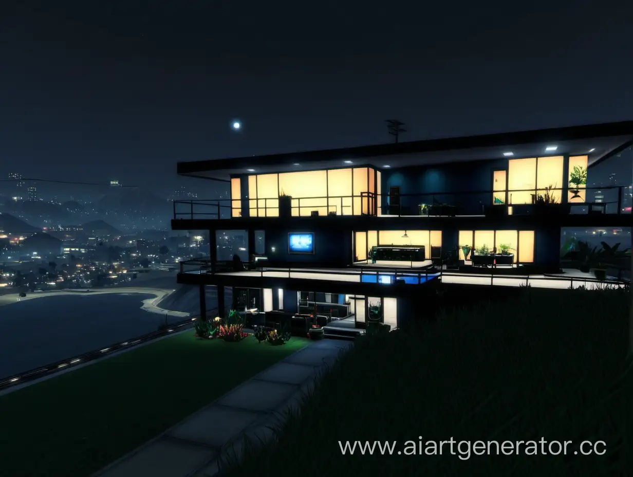 Futuristic-GTA-Online-Night-Scene-with-Intricate-HighTech-House