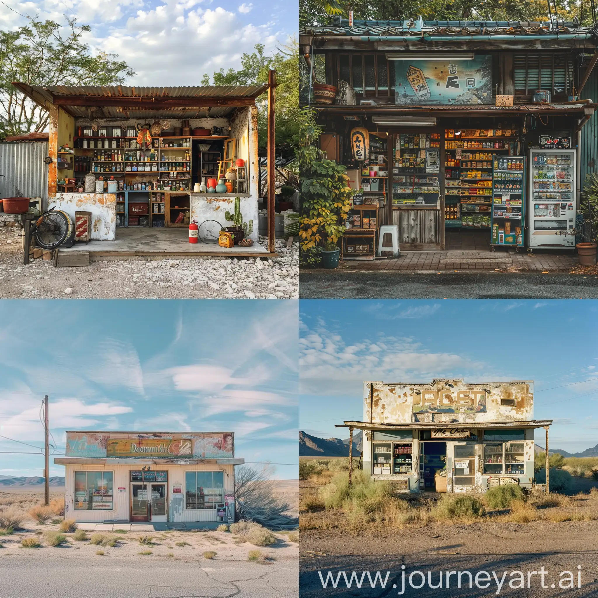 a shop in the middle of nowhere