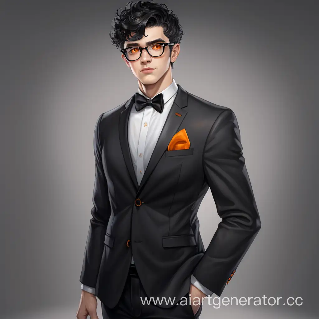 Stylish-Man-in-Black-Suit-with-Glasses-and-Bowtie