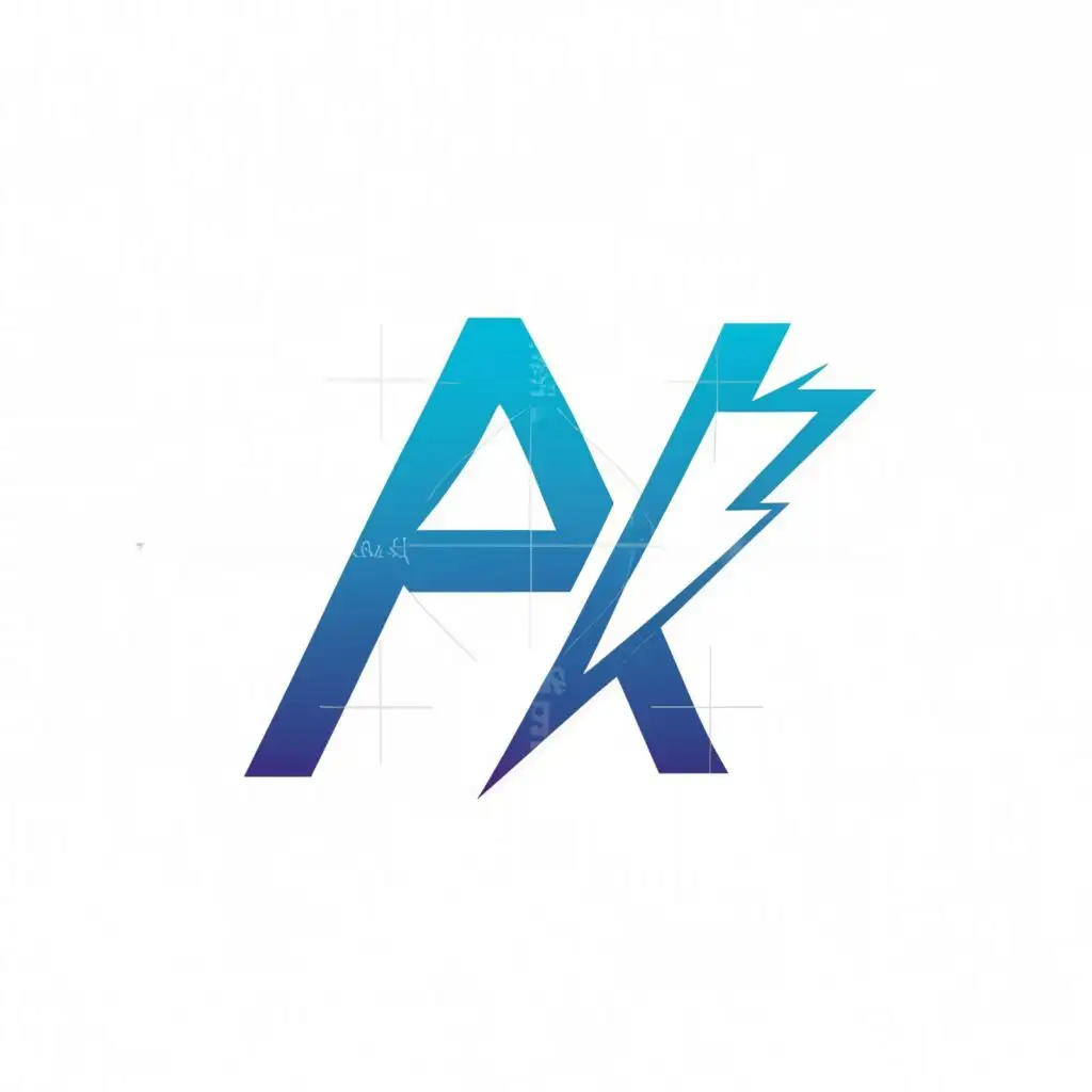 a logo design,with the text "AI", main symbol:LIGHT,Moderate,be used in Technology industry,clear background