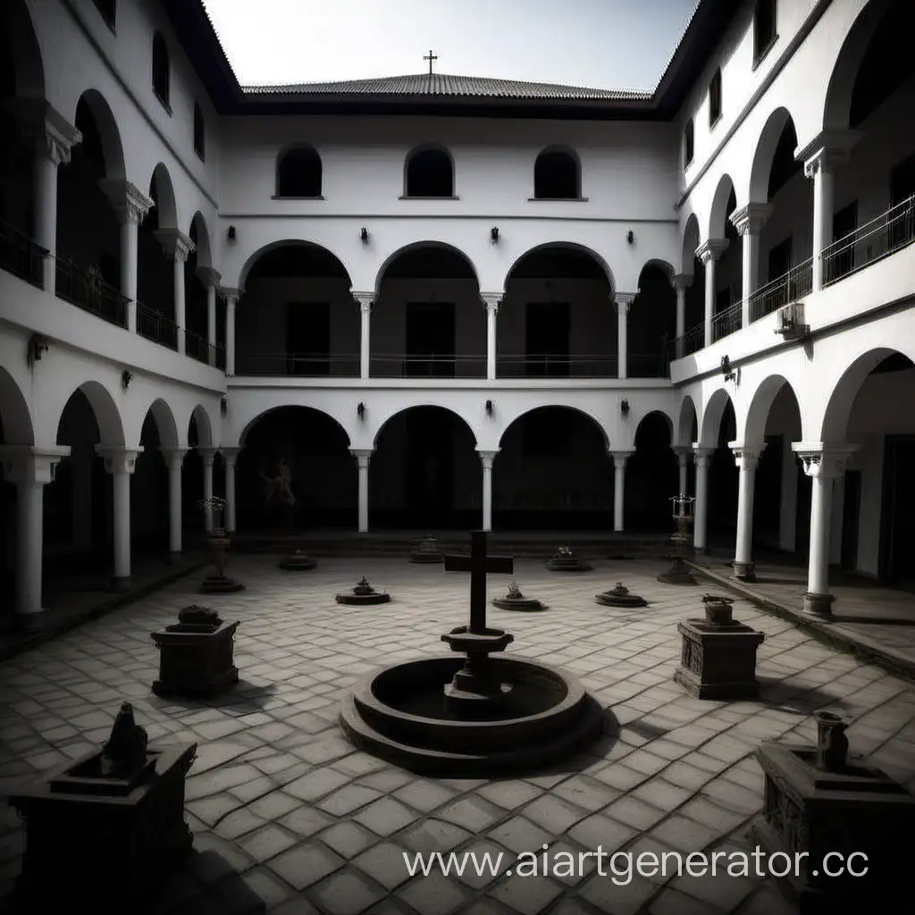 Sinister-Monastery-of-Fake-God-Fanatics-with-Inner-Courtyard