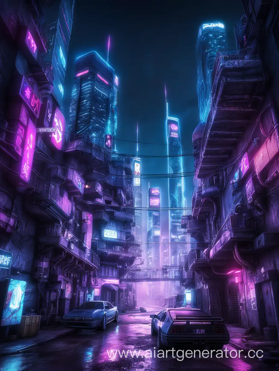 Cyberpunk-Night-Cityscape-with-Neon-Lights-and-Flying-Cars