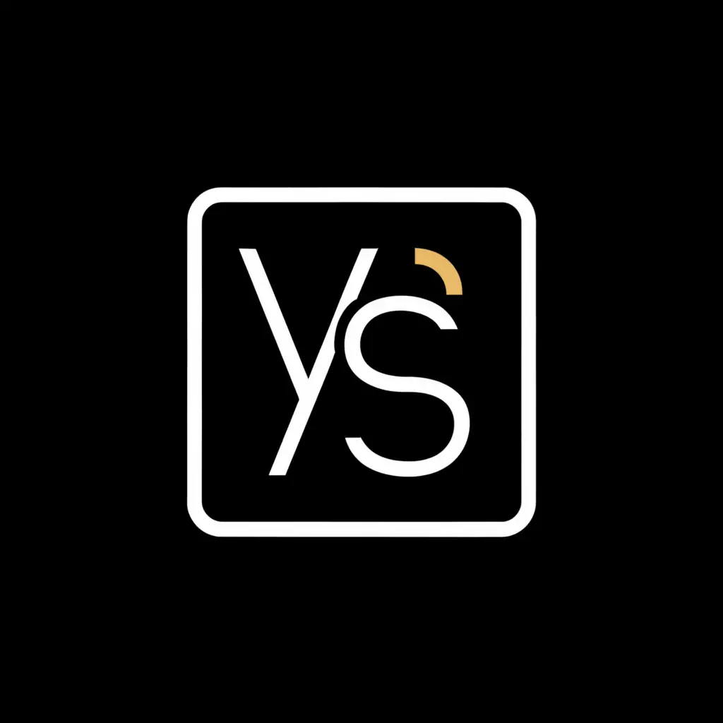 a logo design, with the text 'Yves Segers', main symbol: initials YS in a square, triangle or circle, Minimalistic, be used in Home Family industry, clear background