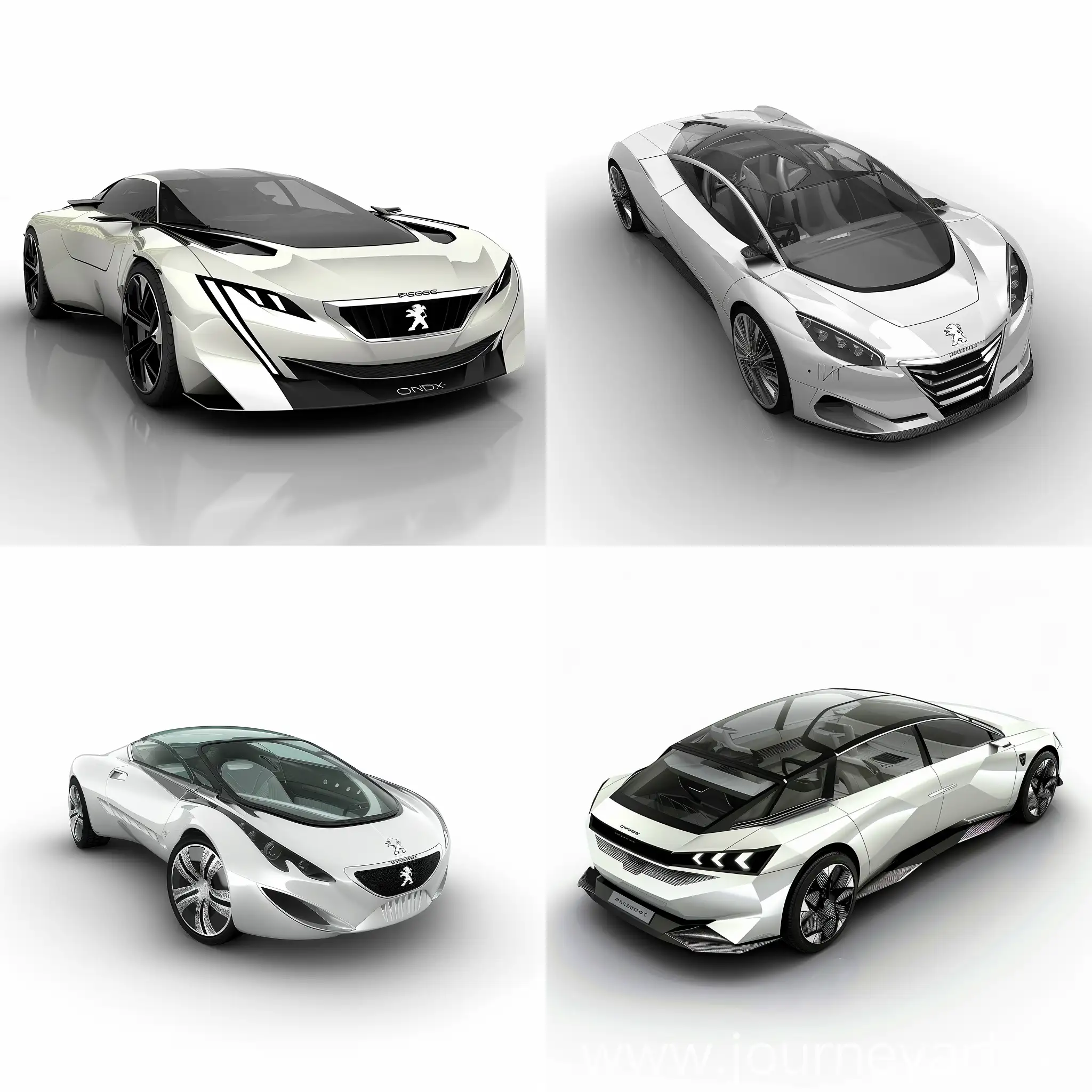 Sleek-White-Peugeot-Onyx-Concept-Car-Design-on-Clean-Background