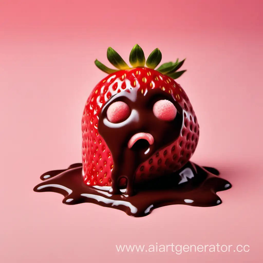 Lonely-Strawberry-Dipped-in-Chocolate