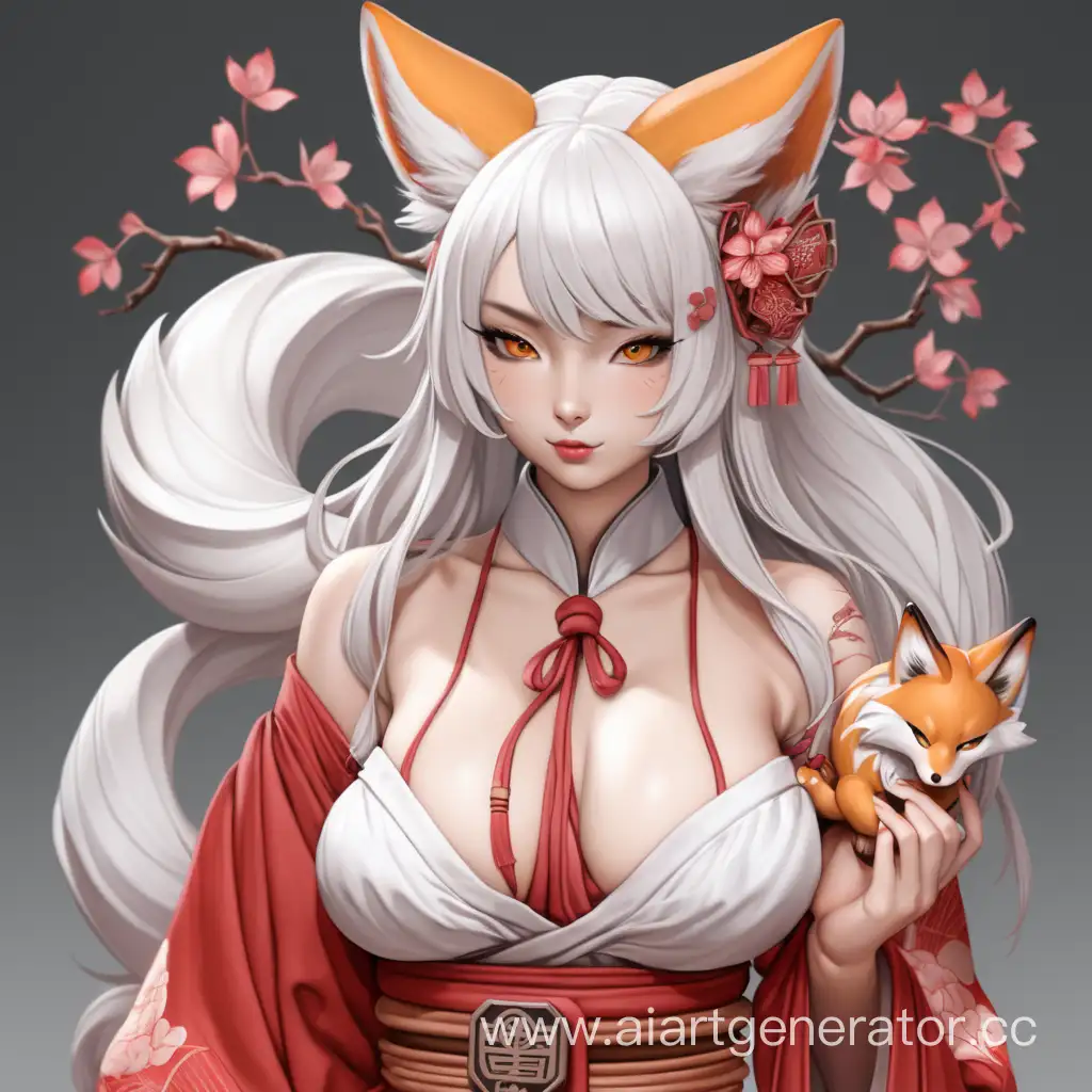 Enigmatic-Kitsune-Maiden-with-Enchanting-Allure