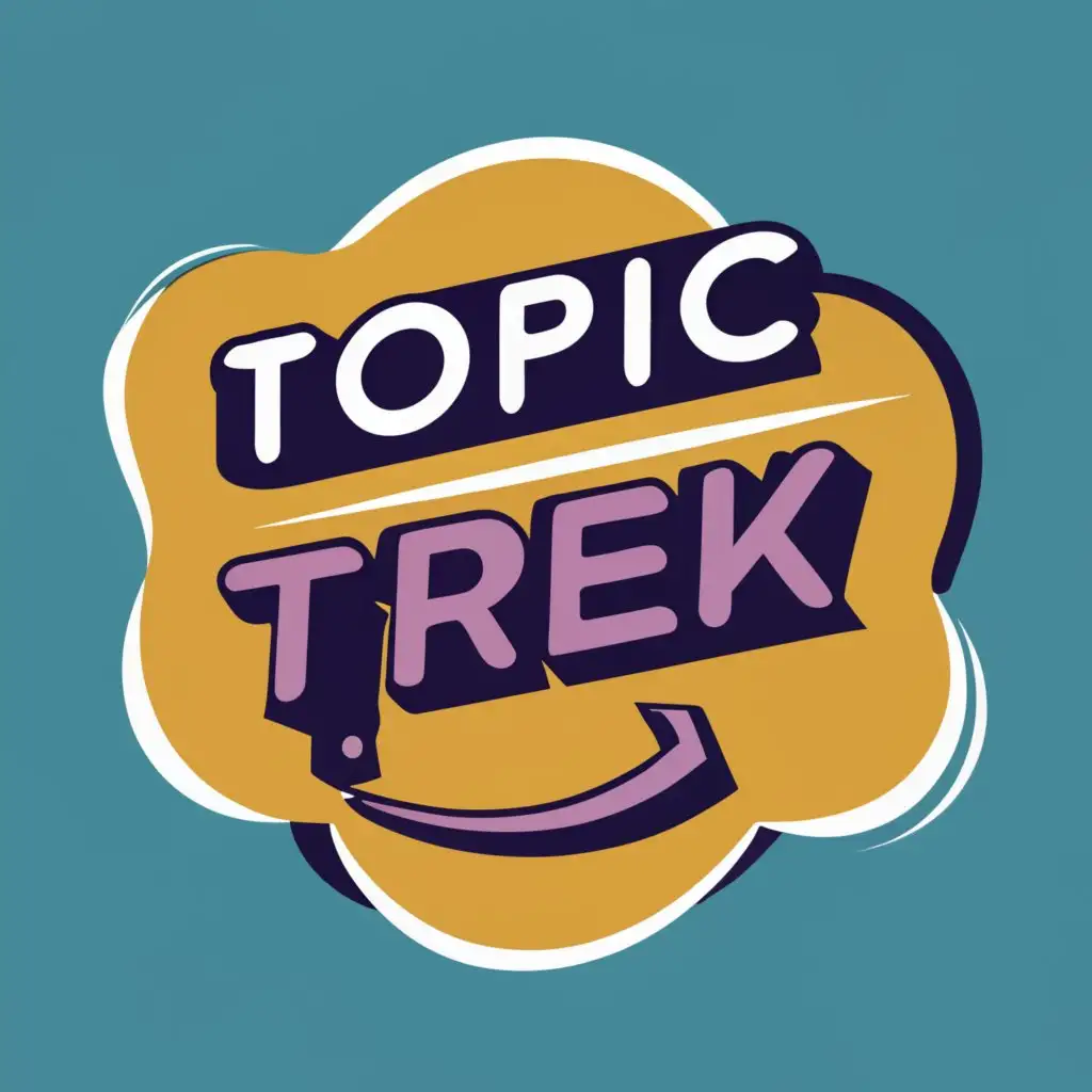 LOGO-Design-For-Topic-Trek-Engaging-Typography-for-English-Class-Education