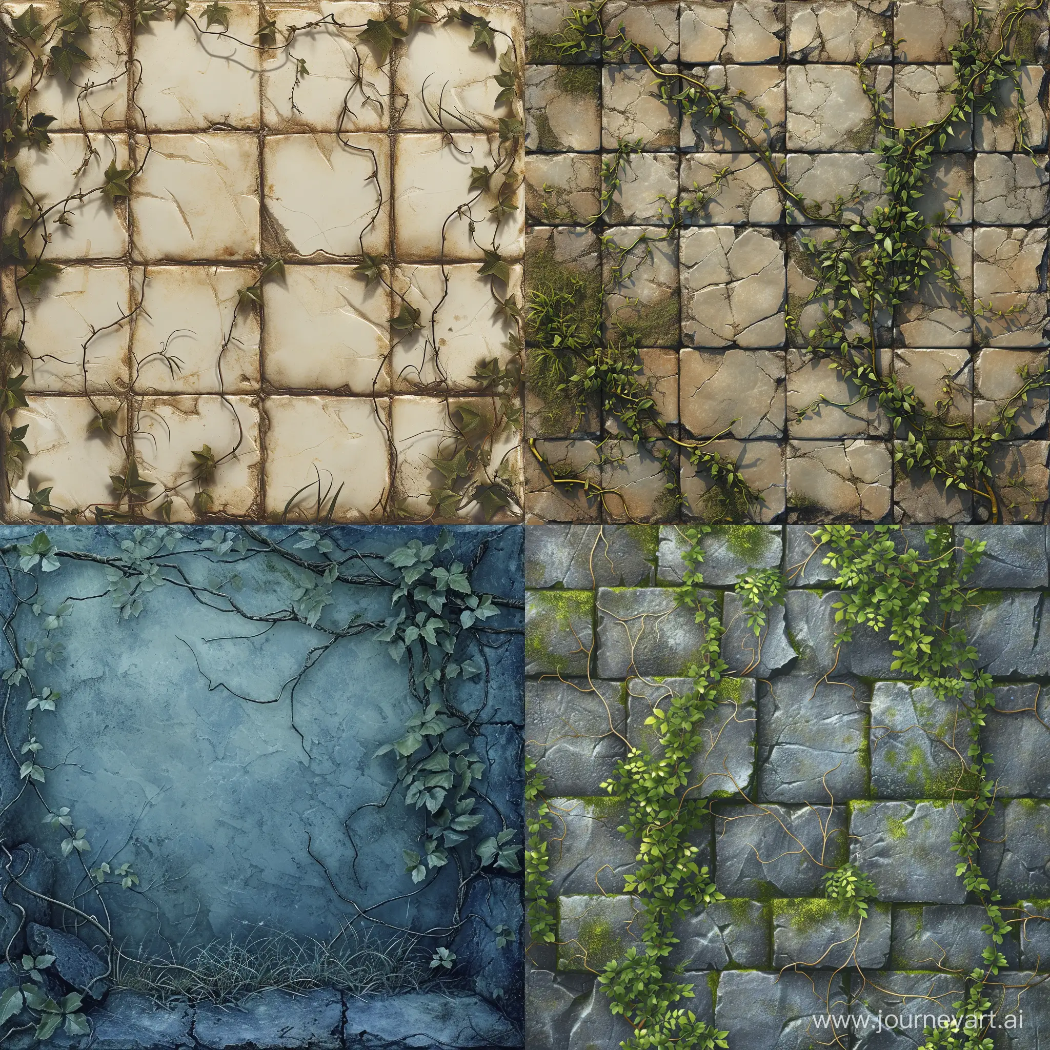 -- TILE ,   1 TILE,  Blizzard art texture,  vines, and grass