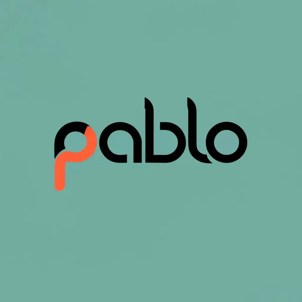 logo, Chart, numbers, Italy map, with the text "Pablo", typography, be used in Technology industry