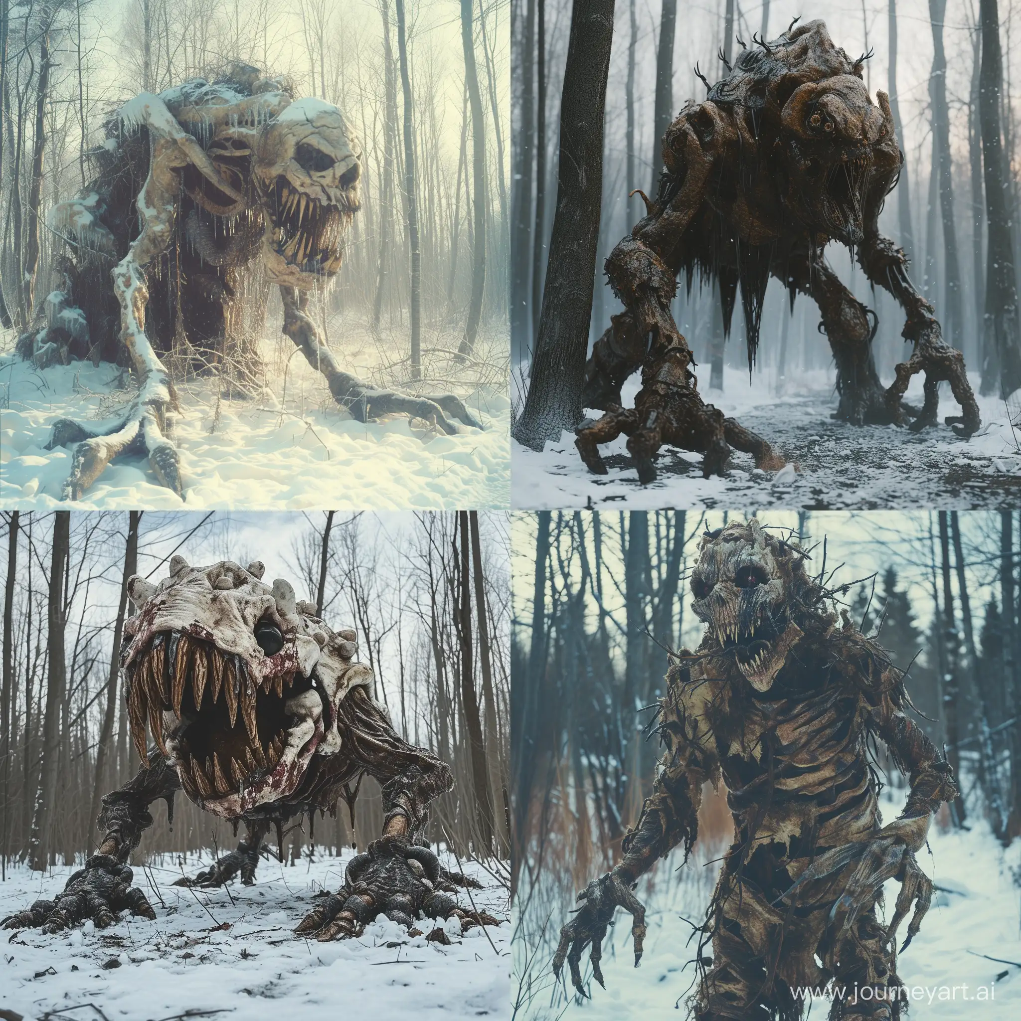 Eerie-Winter-Woods-Monster-Decay