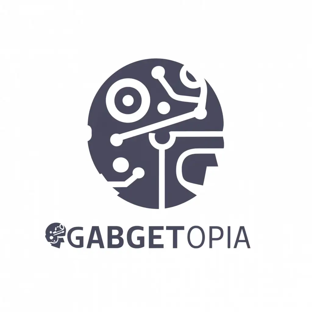 a logo design,with the text "gadgetopia", main symbol:Ai Mobile,Moderate,clear background