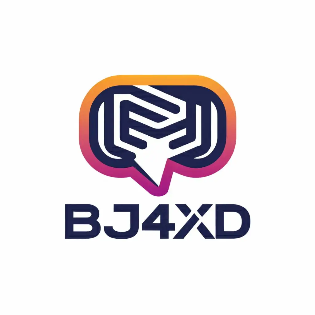 a logo design,with the text "BJ4XD", main symbol:CHAT,complex,be used in Automotive industry,clear background