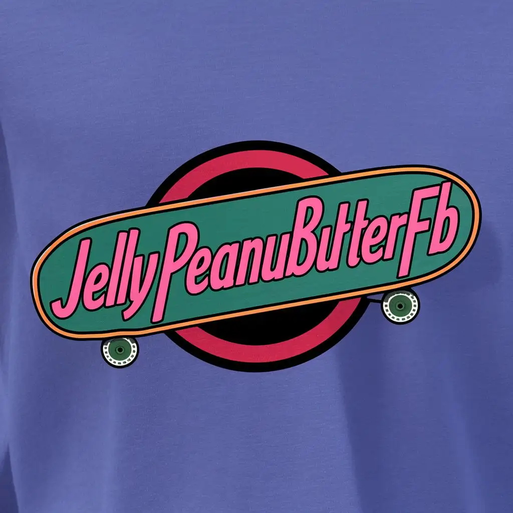 LOGO-Design-For-JellyPeanutButterFB-Vibrant-Skateboard-Theme-with-Typography-for-Entertainment-Industry
