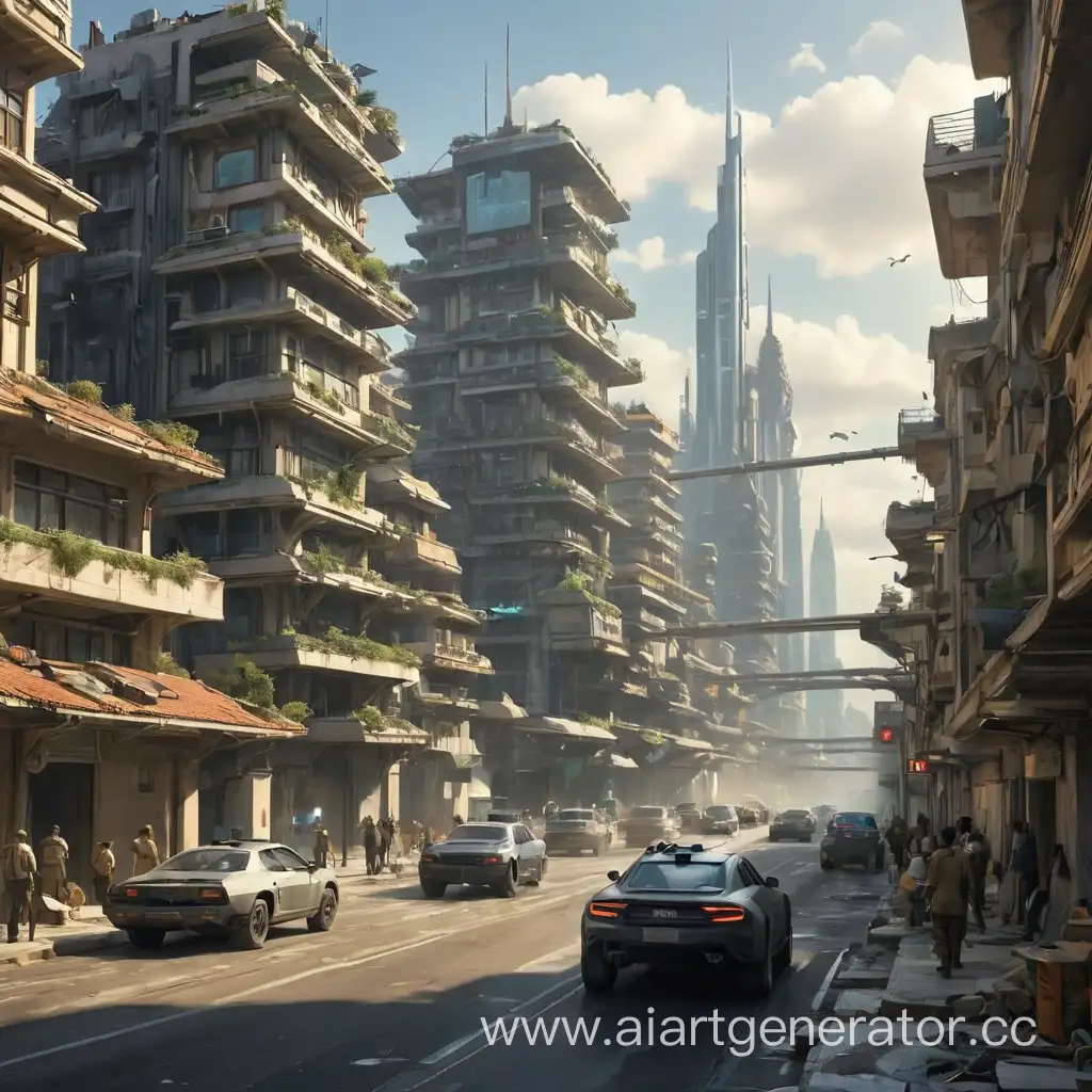 Futuristic-Cityscape-Amidst-War-Zone-Chaos