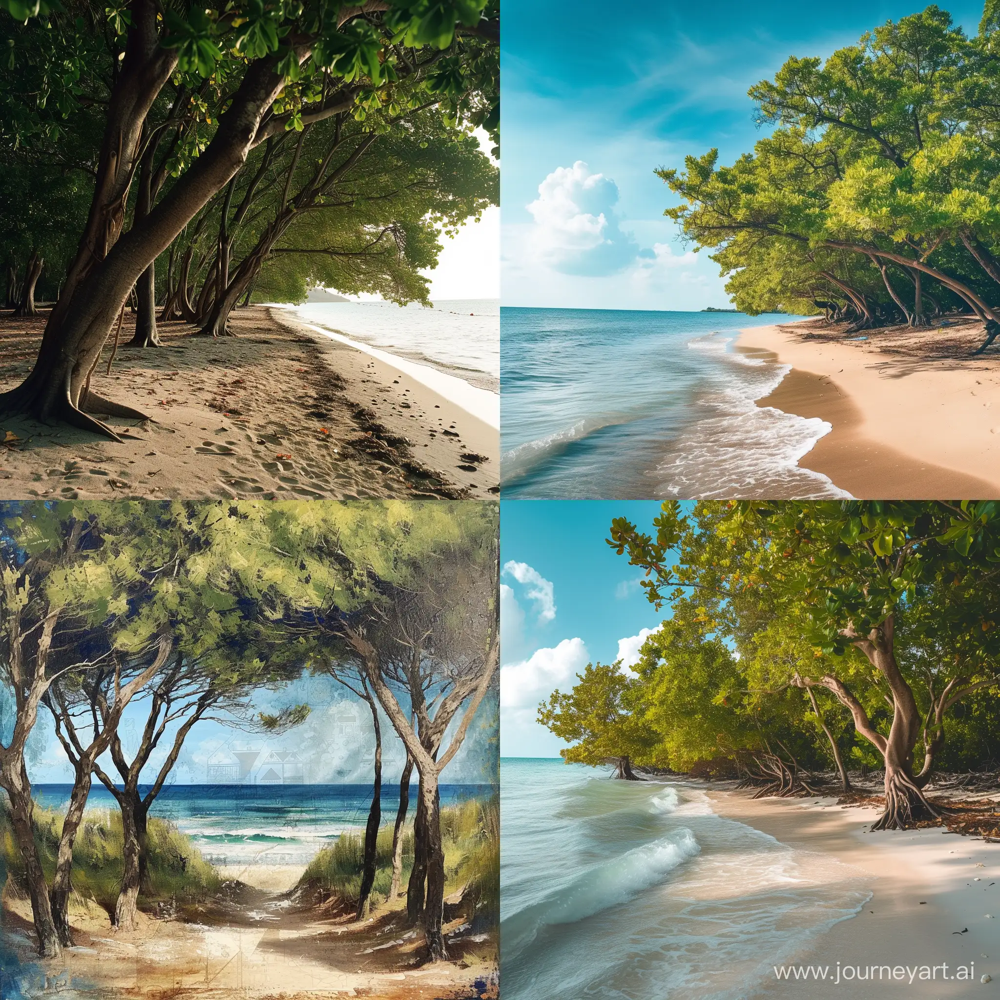 Serene-Beach-Landscape-with-Lush-Trees