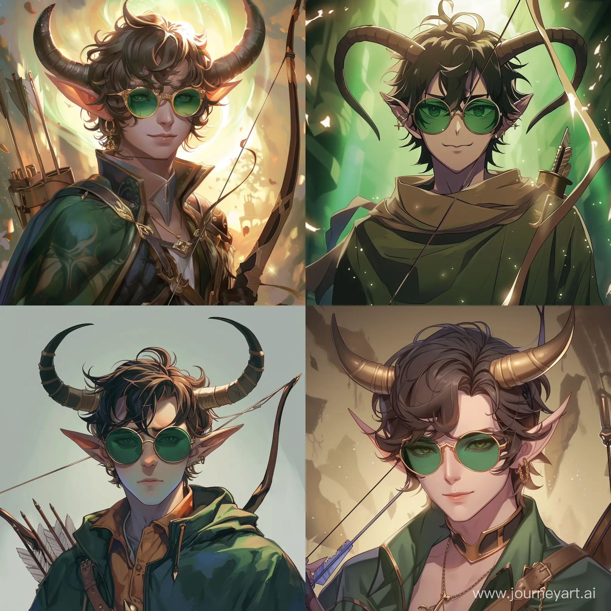 Enchanting-Anime-Elf-Archer-with-Green-Shades-and-Magical-Bow
