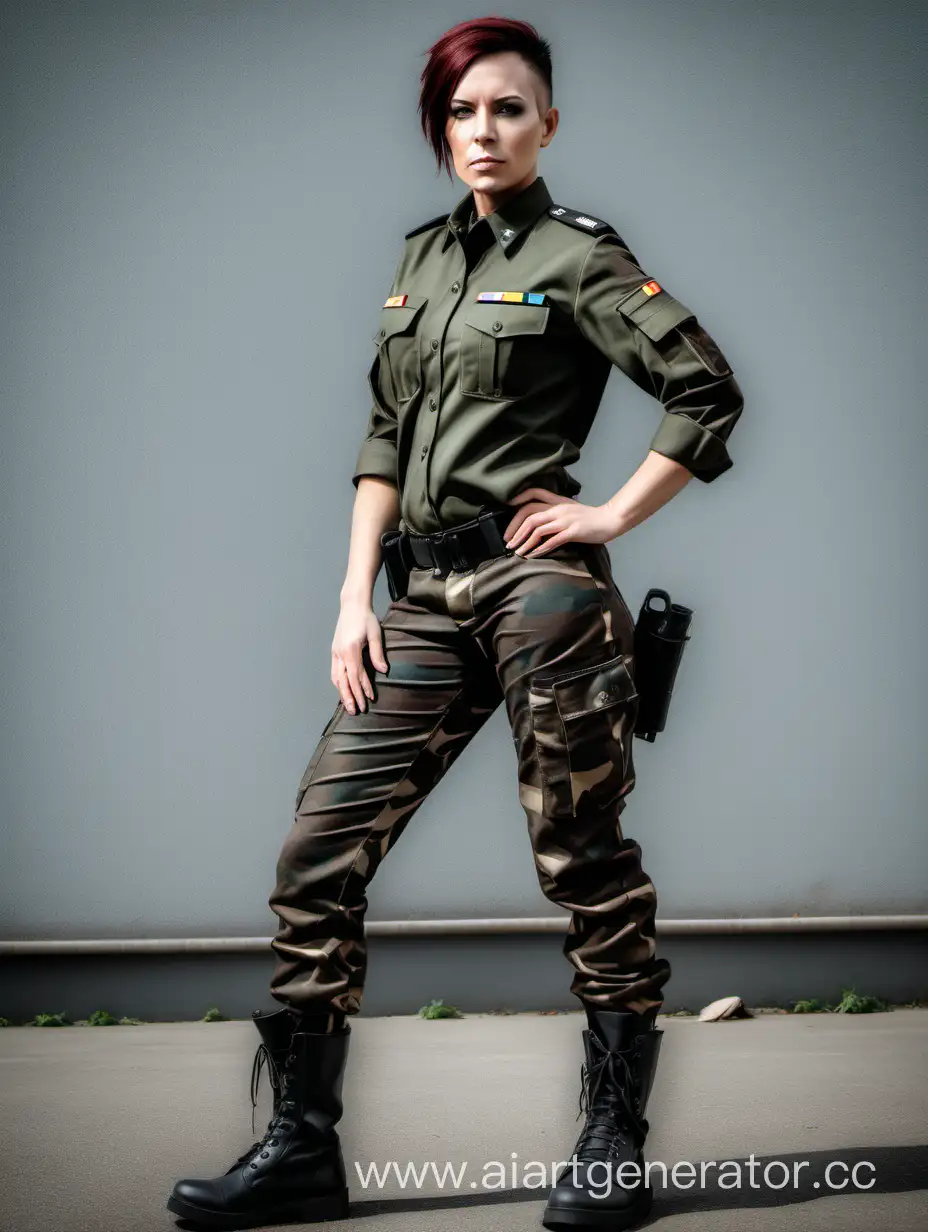 PostApocalyptic-Tomboy-in-8K-Military-Camouflage-Leggings