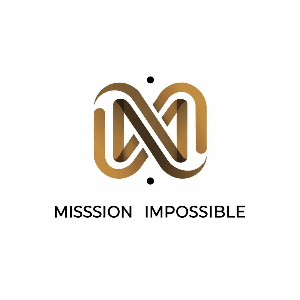 a logo design,with the text "MISSION  IMPOSSIBLE  ", main symbol:MI
,complex,be used in Finance industry,clear background