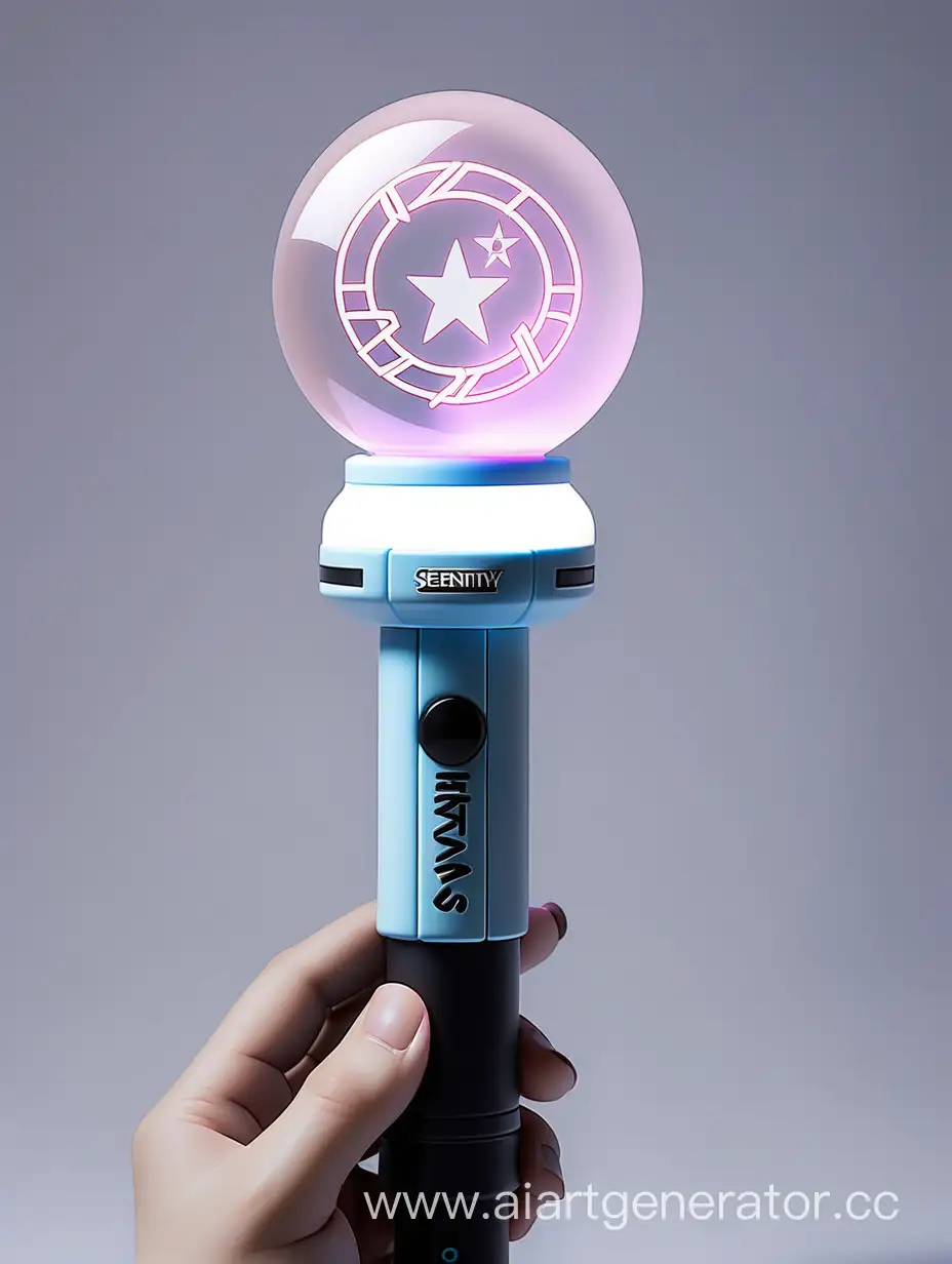 unusual kpop lightstick for band Serenity