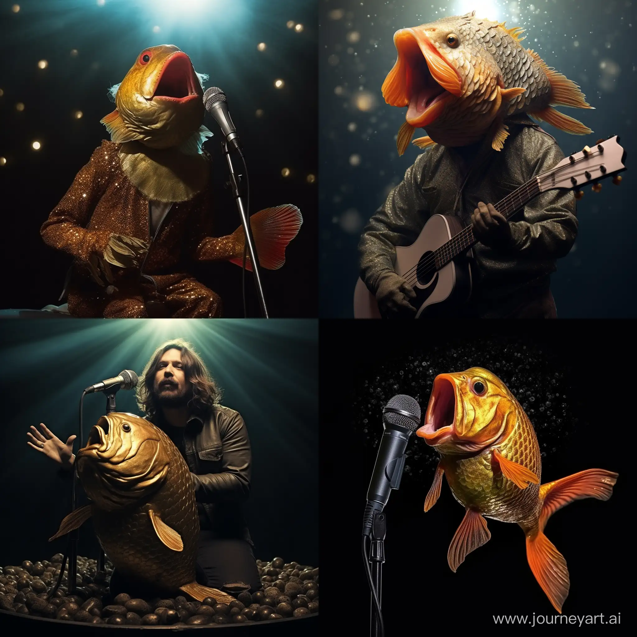 Enchanting-Golden-Fish-Rock-Singer-on-a-Mesmerizing-Stage