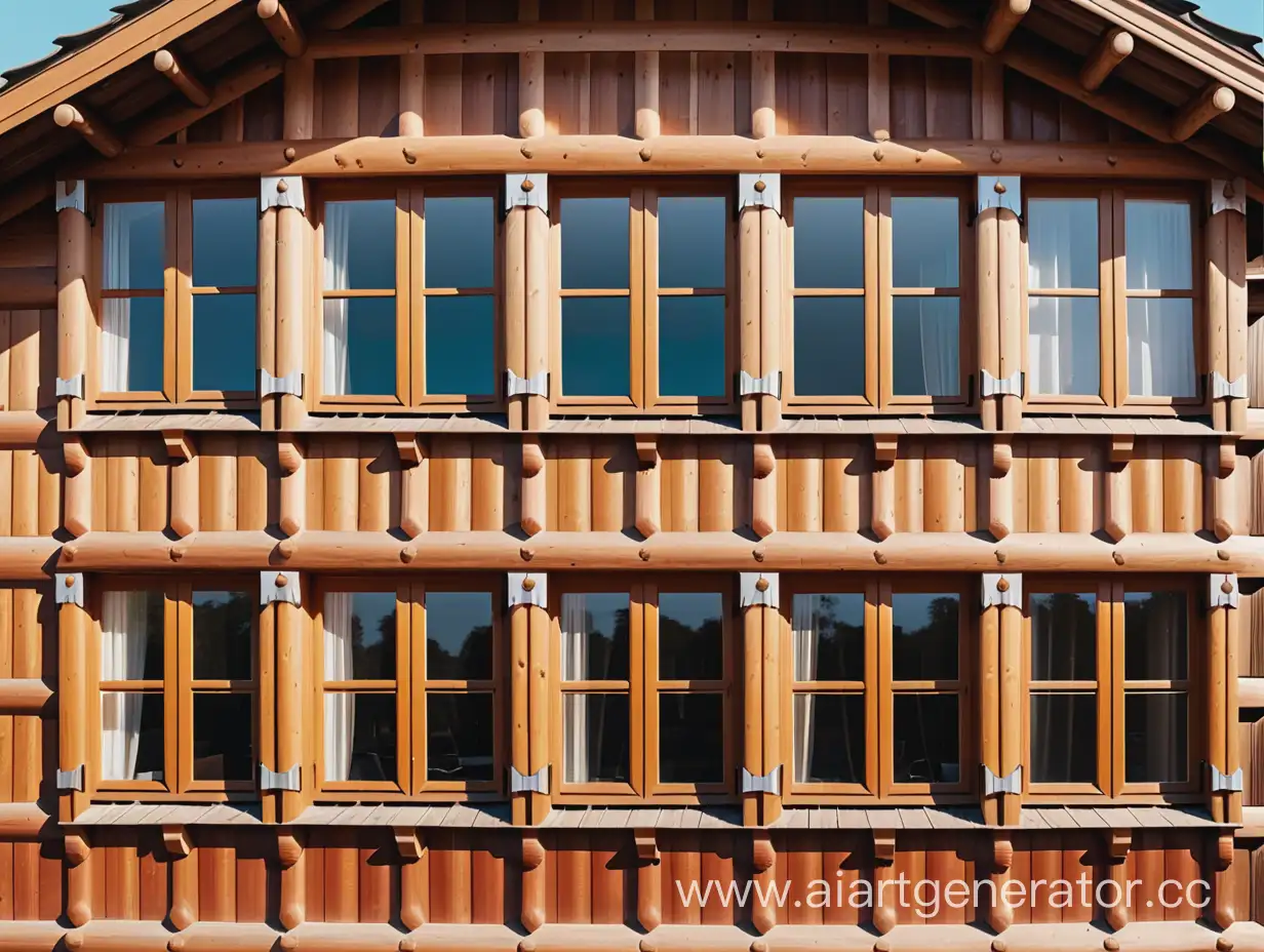 Wooden-House-Facade-with-Nine-Windows