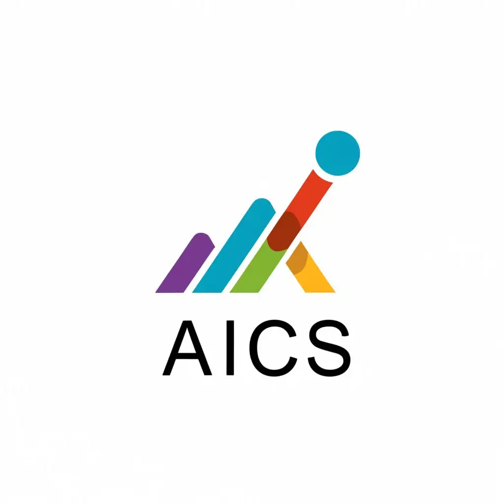 LOGO-Design-for-AICS-Multicolored-Checkmark-and-Bold-Black-Text-for-Real-Estate-Industry