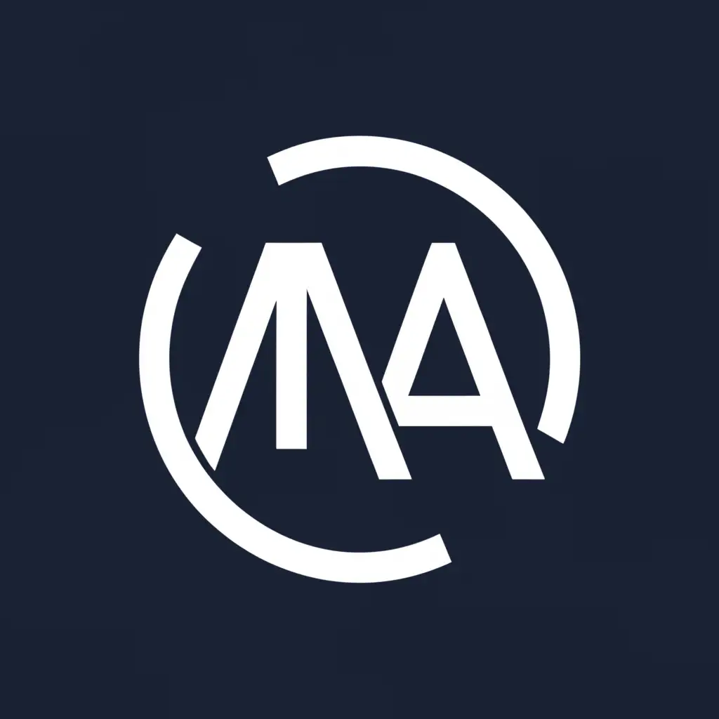 a logo design,with the text "MA creative", main symbol:MA,Moderate,be used in Internet industry,clear background