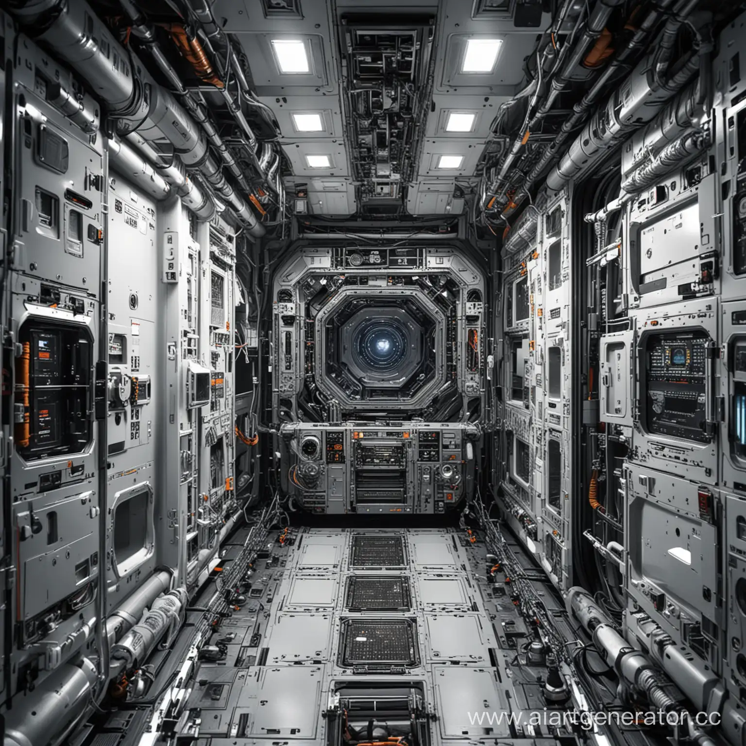 HighTech-Spacecraft-Machine-Compartment-Interior