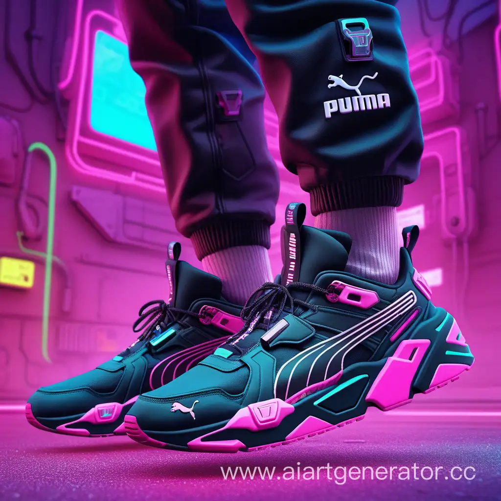 Futuristic-Cyberpunk-Puma-Sneakers