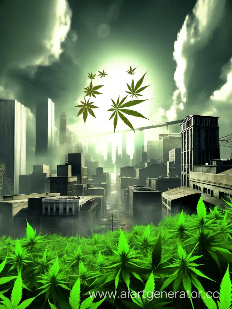 City-17-Transformation-with-Marijuana-Leaves