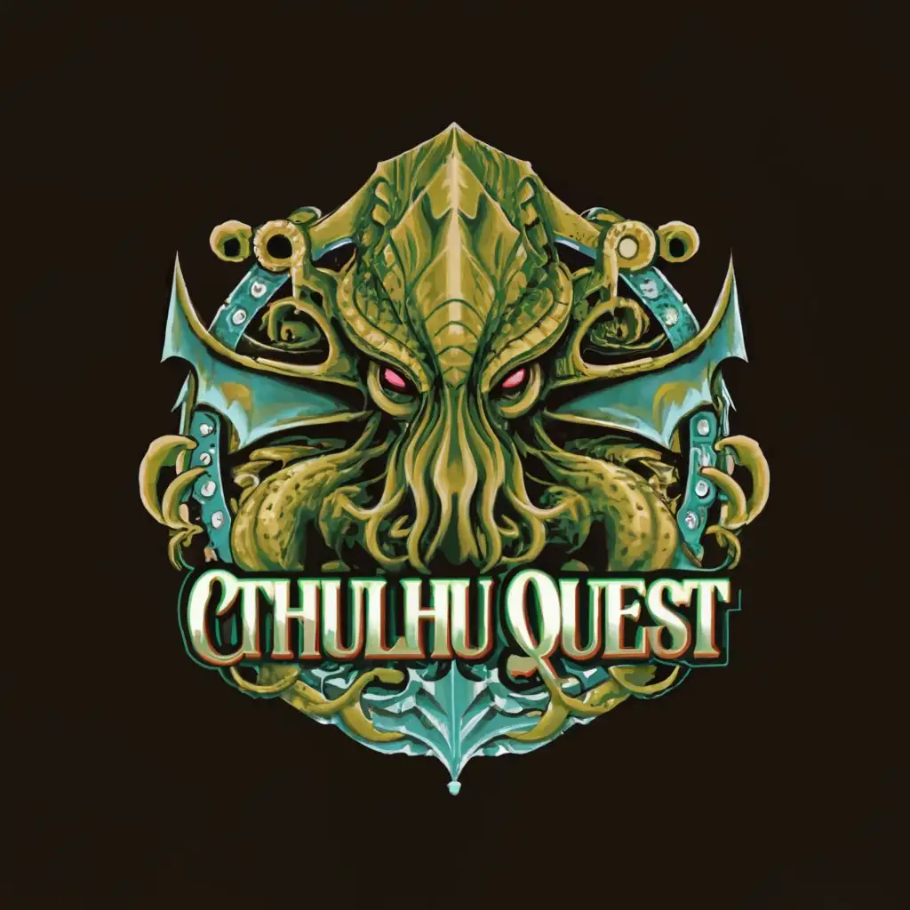 LOGO-Design-For-Cthulhu-Quest-Eldritch-Horror-Inspired-Typography-with-Clear-Background