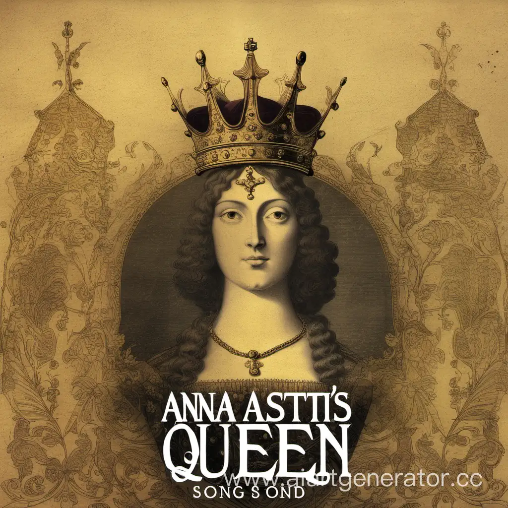 Vibrant-Queen-Portrait-by-Anna-Asti-Artistic-Music-Cover