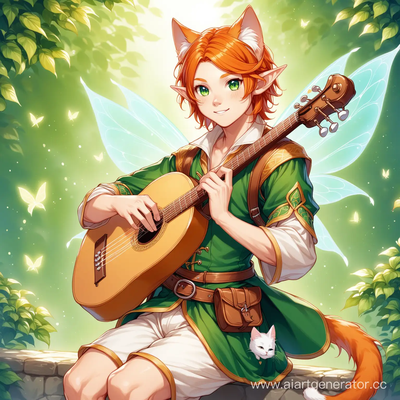 HalfElf-Bard-with-Cat-Features-and-Fairy-Wings