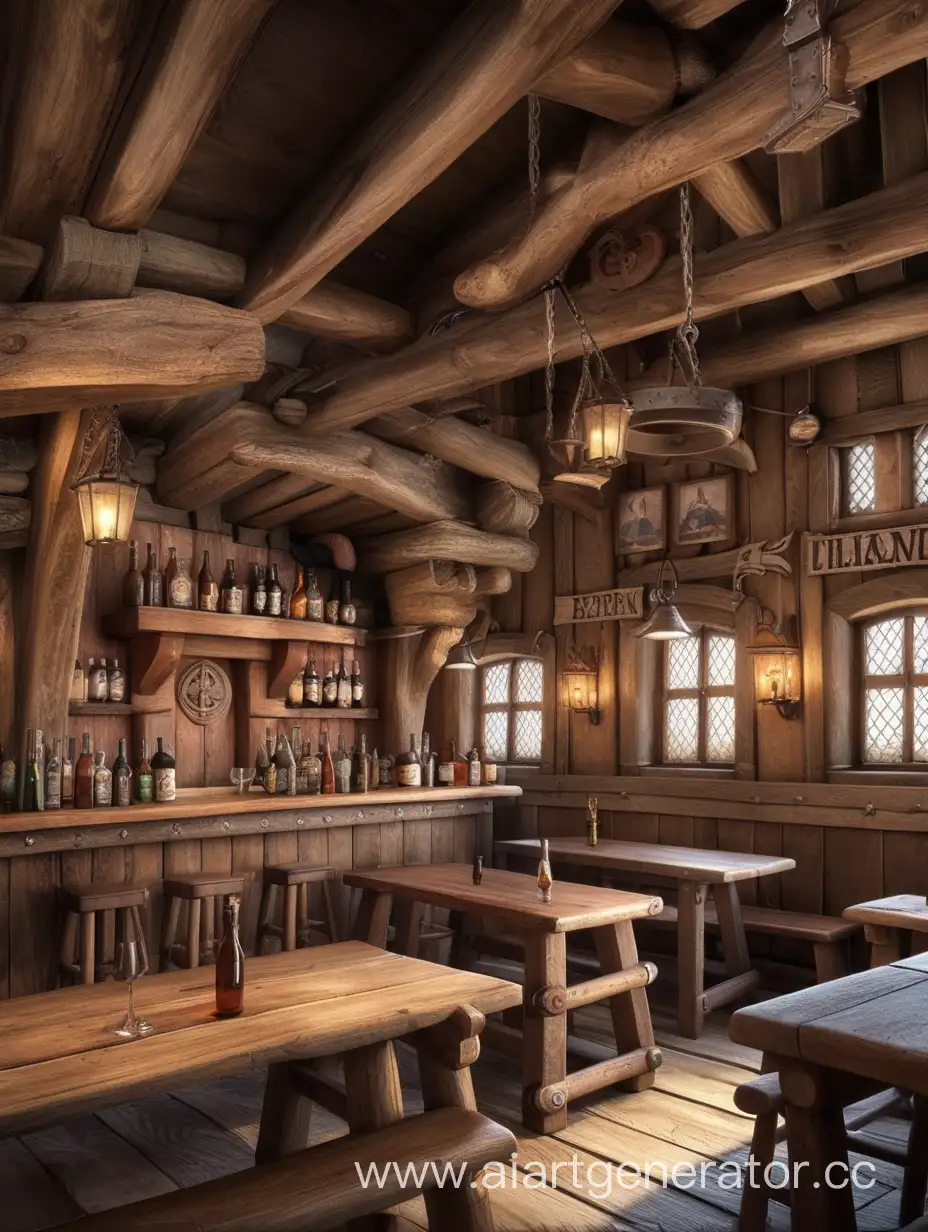 Medieval-Viking-Gathering-at-the-Tavern-Saloon
