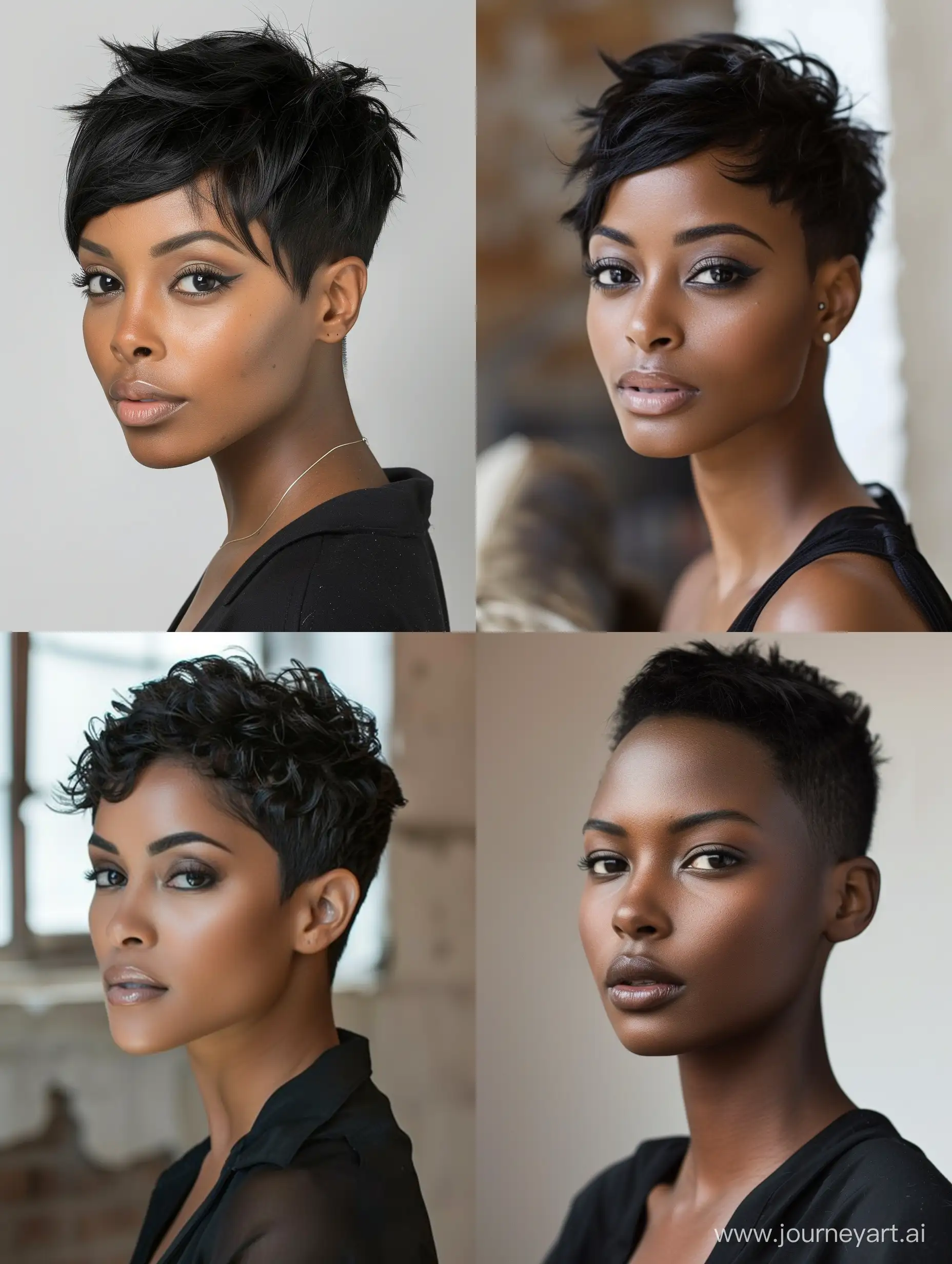 Stylish-Black-Women-with-Vibrant-Pixie-Haircuts-2024