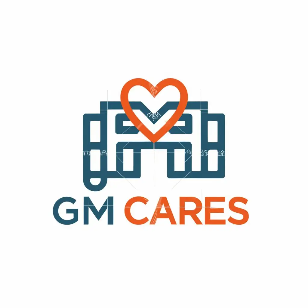 a logo design,with the text "GMC Cares", main symbol:hospital,Moderate,clear background
