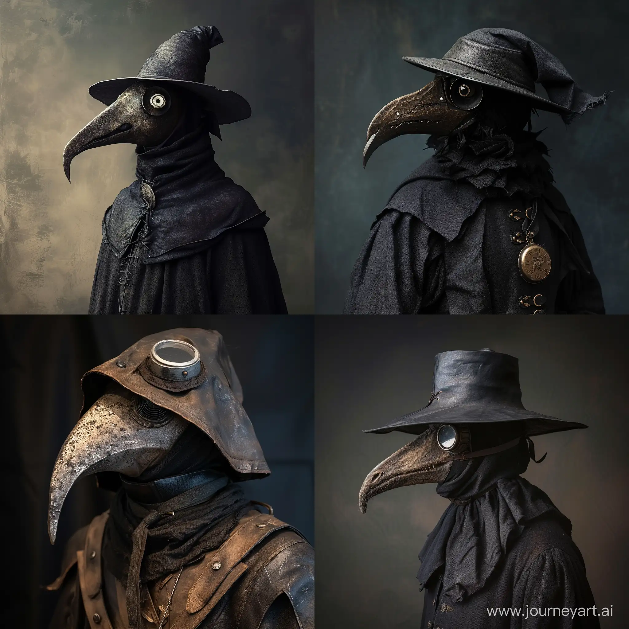 Middle-Ages-Plague-Doctor-Art-Mysterious-Figure-in-Authentic-Costume