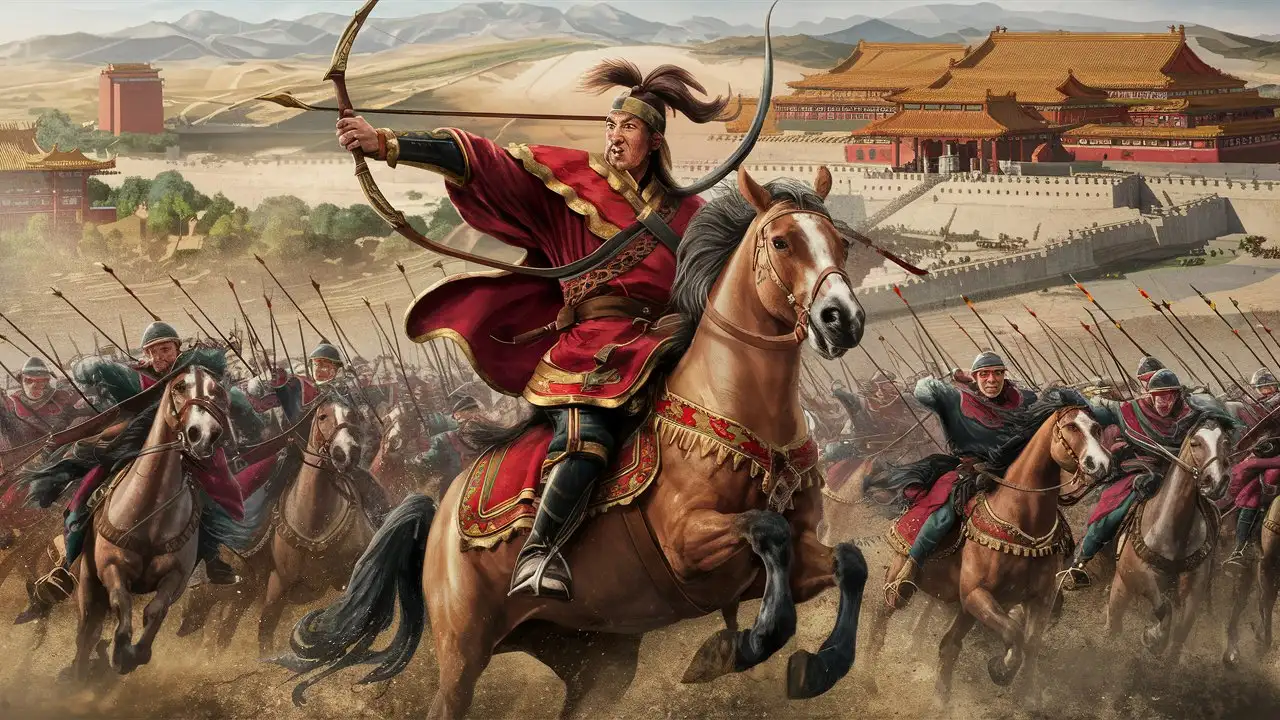 Genghis Khan y sus sucesores eventualmente sometieron al poderoso imperio chino