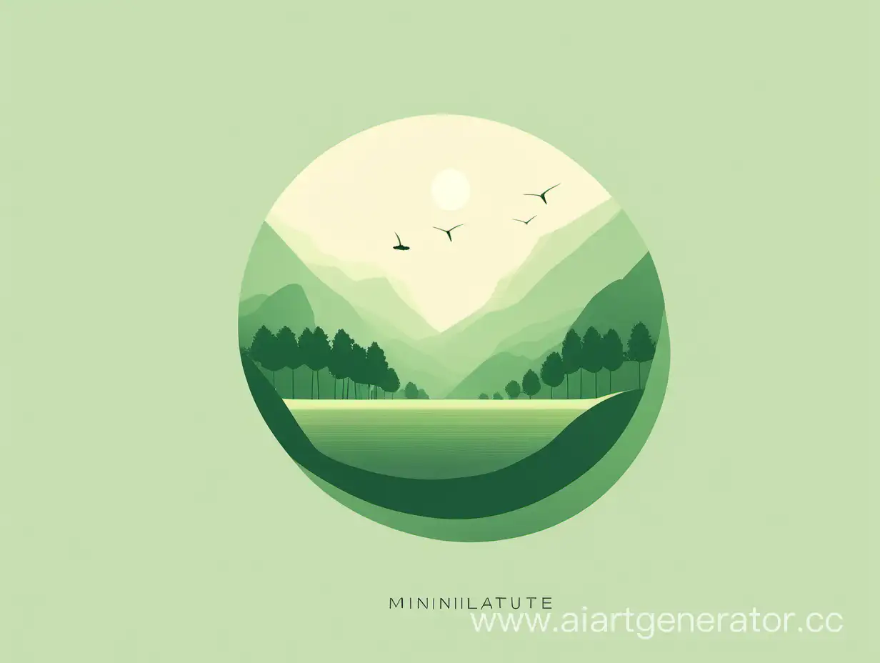 Minimalistic-Nature-Graphics-Serene-Landscape-in-Simplified-Forms