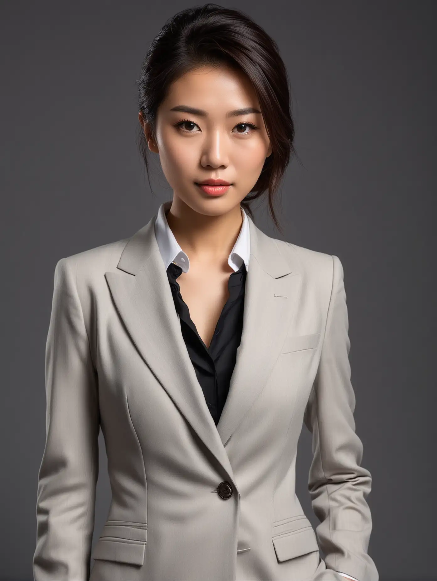 Asian Professionals in HighEnd Suits Posed for Professional Photoshoot