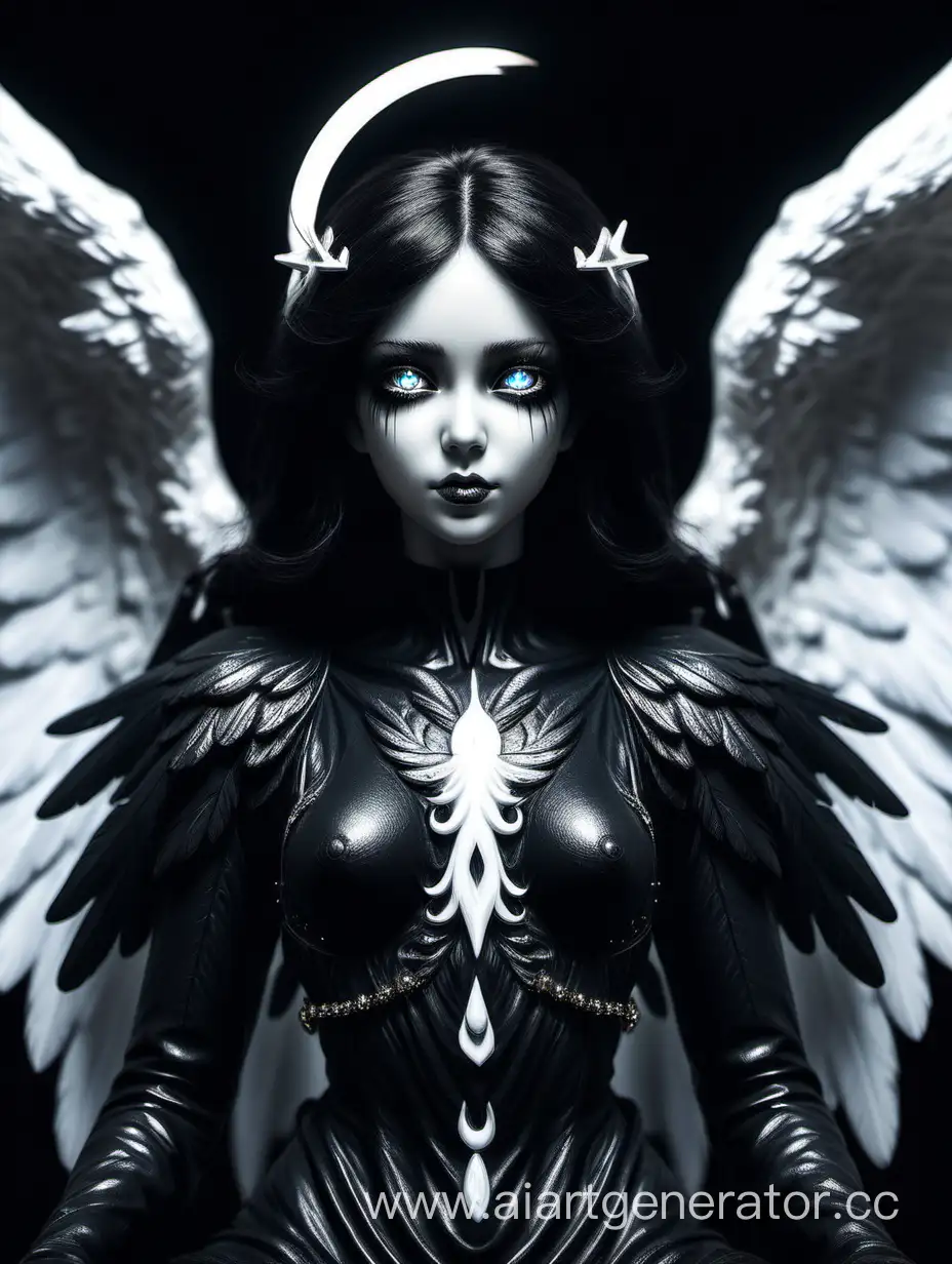 Ethereal-Black-Angel-with-Piercing-White-Eyes