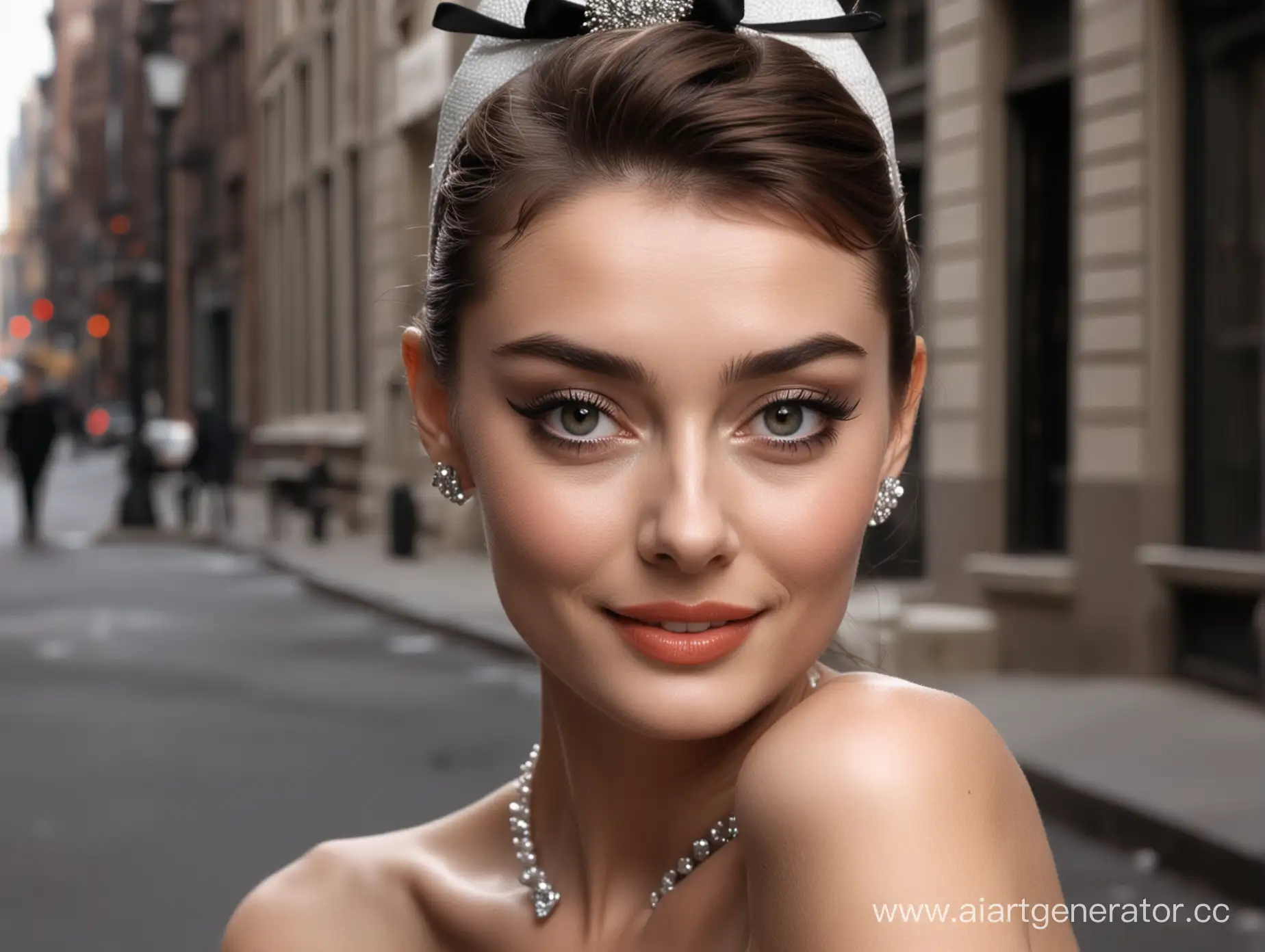 Ethereal-Audrey-Hepburn-Strolls-New-York-A-Tribute-to-Breakfast-at-Tiffanys