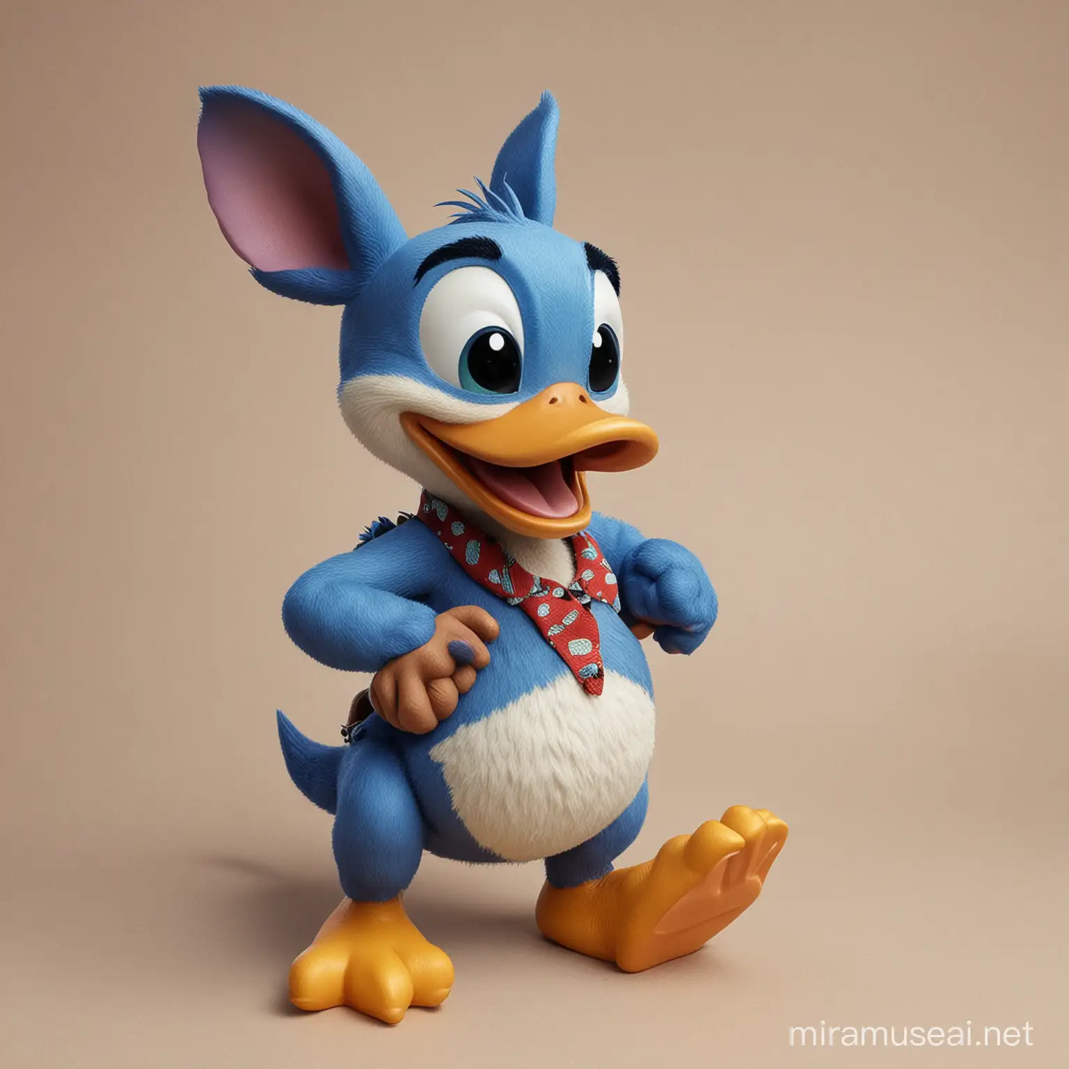 Donald Duck and Stitch Adventures in Tropical Paradise