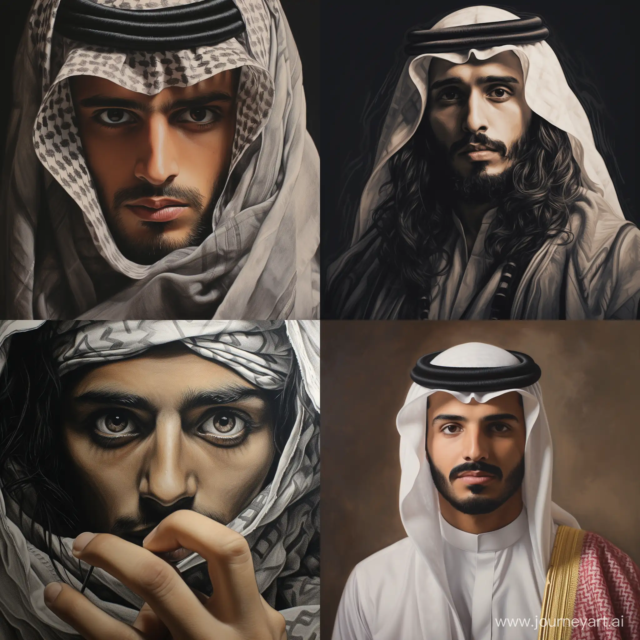 اريد ان ترسم لي صورة واقعية للفنان السعودي محمد عبده