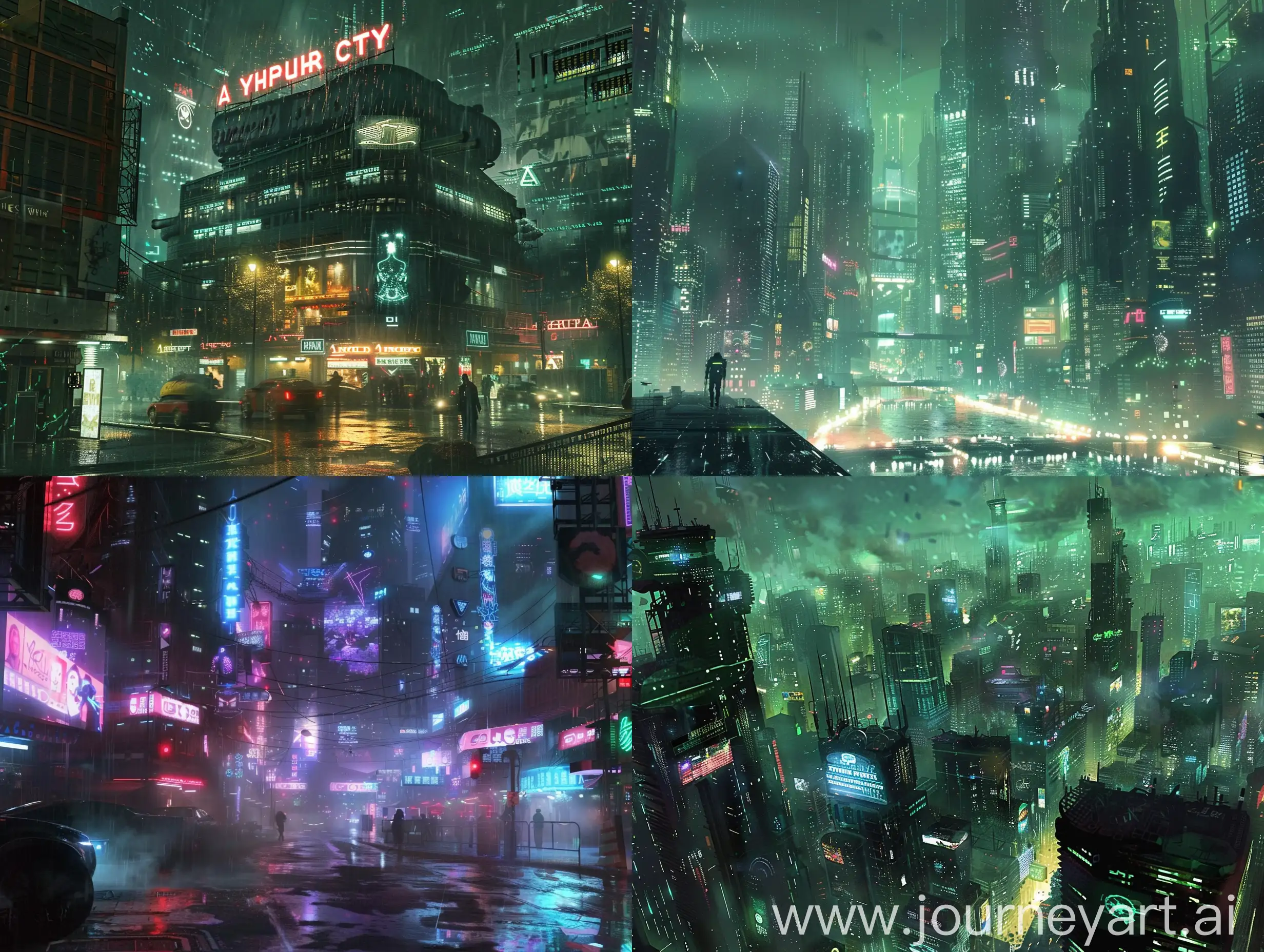 Futuristic-Cyberpunk-Cityscape-in-43-Aspect-Ratio